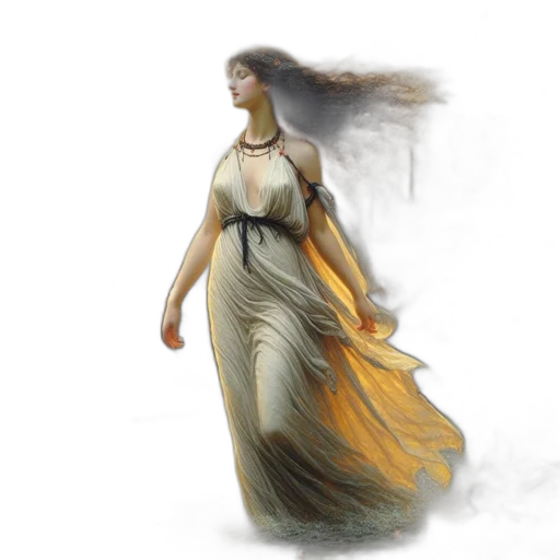 dress, fantasy art, concept art, photorealistic transparent PNG cut-out
