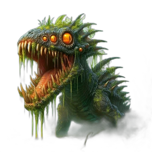 dragon, creature, animal, face transparent PNG cut-out