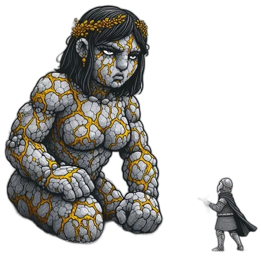 creature, concept art, comic book art, pixel art transparent PNG cut-out