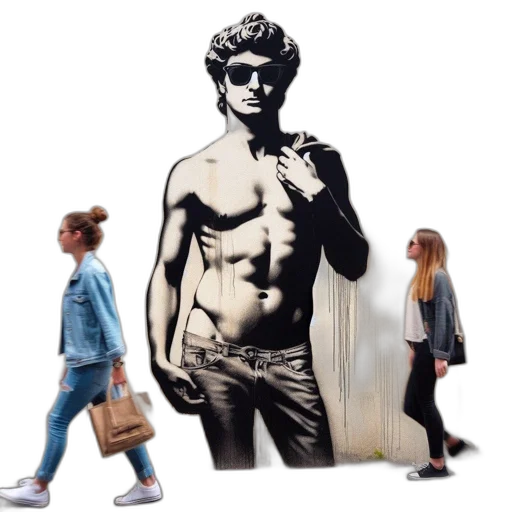 jacket, photorealistic, concept art, vaporwave transparent PNG cut-out