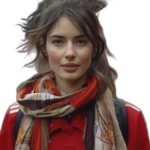 jacket, face, staff, hat transparent PNG cut-out