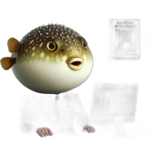 animal, creature, jewelry, 3d render transparent PNG cut-out