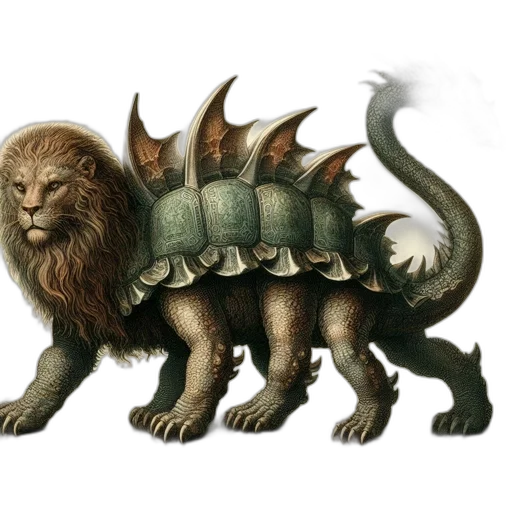 dragon, creature, animal, staff transparent PNG cut-out