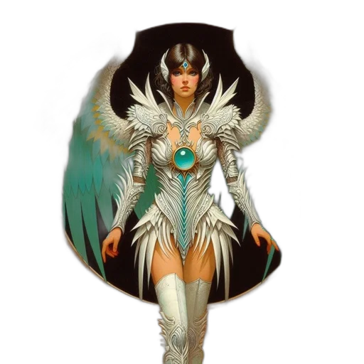 jewelry, fantasy art, concept art, comic book art transparent PNG cut-out
