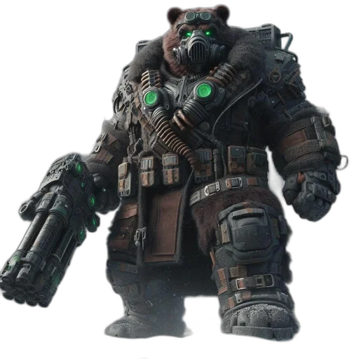 weapon, robot, creature, animal transparent PNG cut-out