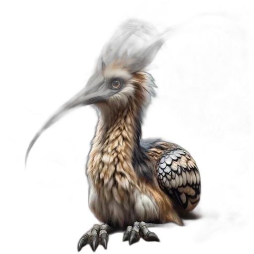 animal, dragon, creature, staff transparent PNG cut-out
