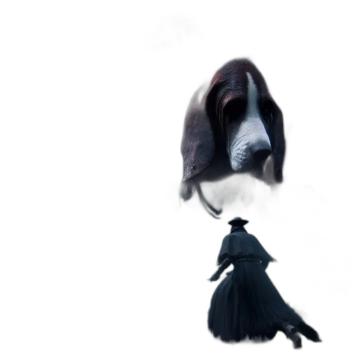 animal, creature, hat, staff transparent PNG cut-out