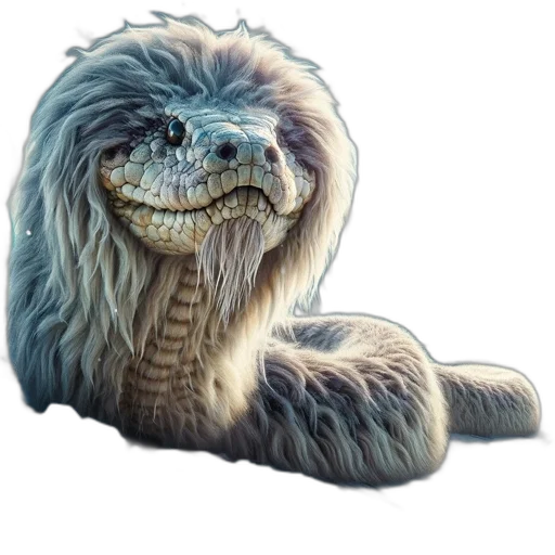 creature, animal, dragon, hair transparent PNG cut-out