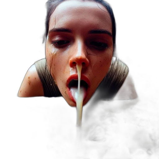 face, mask, staff, creature transparent PNG cut-out
