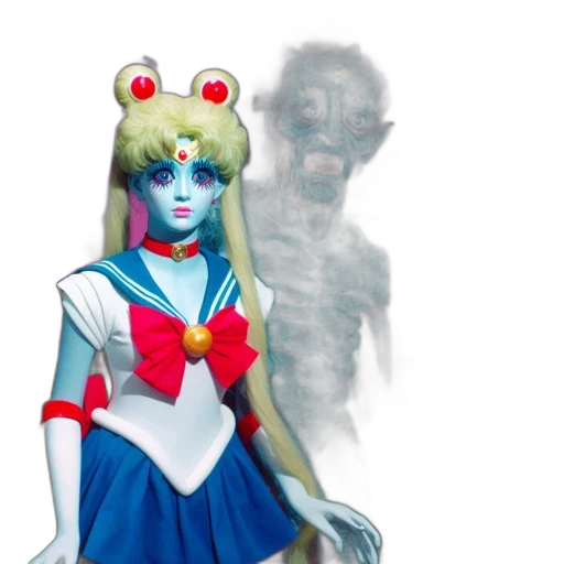creature, dress, mask, robot transparent PNG cut-out