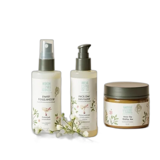 collection, nourish, organic, skincare transparent PNG cut-out