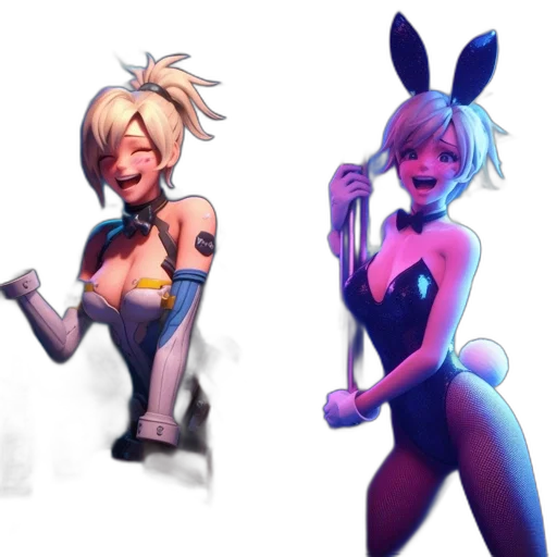 concept art, pixel art, cyberpunk, 3d render transparent PNG cut-out