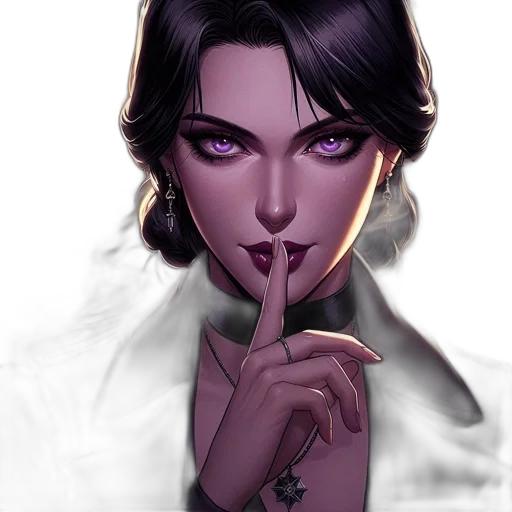 face, weapon, comic book art, concept art transparent PNG cut-out