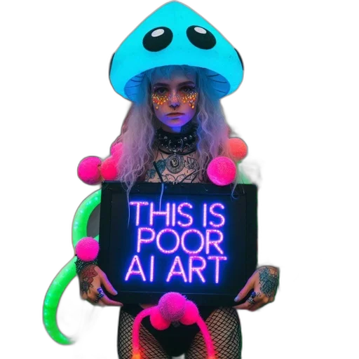 hat, robot, staff, jacket transparent PNG cut-out