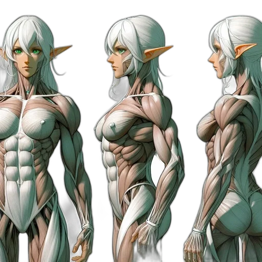 concept art, fantasy art, comic book art, 3d render transparent PNG cut-out