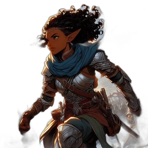 fantasy art, concept art, comic book art, pixel art transparent PNG cut-out