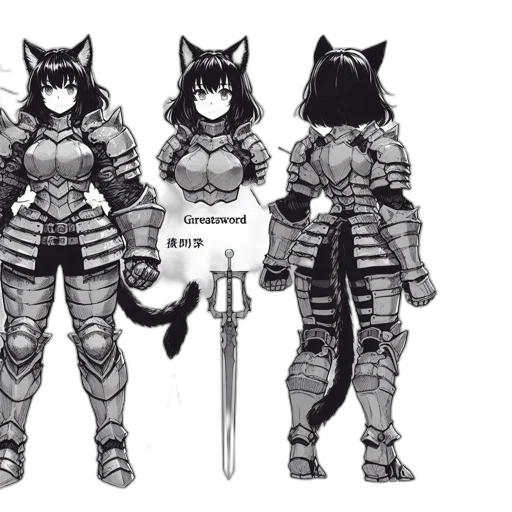 weapon, staff, sword, concept art transparent PNG cut-out