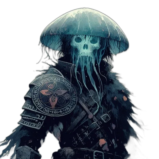 mask, hat, jacket, creature transparent PNG cut-out