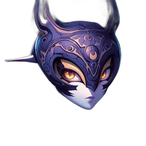 mask, face, dragon, crown transparent PNG cut-out