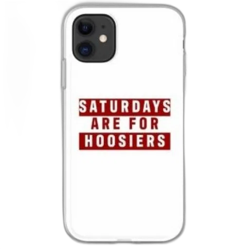 white, iphone, case, red transparent PNG cut-out