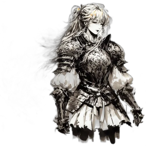 sword, weapon, dress, concept art transparent PNG cut-out