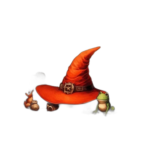 hat, crown, staff, dragon transparent PNG cut-out