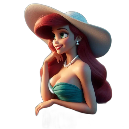 hat, crown, dress, jewelry transparent PNG cut-out