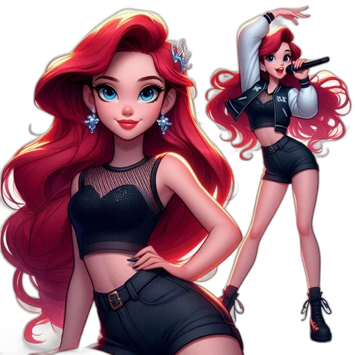 dress, concept art, cartoon, fantasy art transparent PNG cut-out