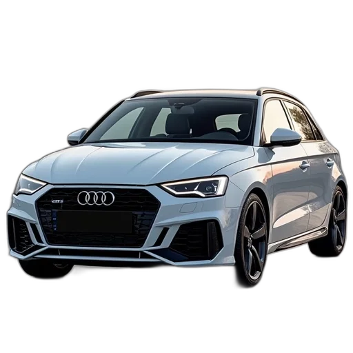 car, audi, sportback, has transparent PNG cut-out