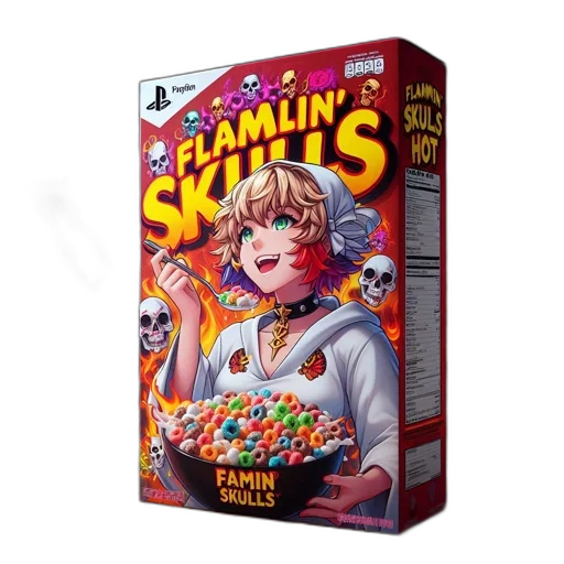 food, comic book art, concept art, cereal transparent PNG cut-out