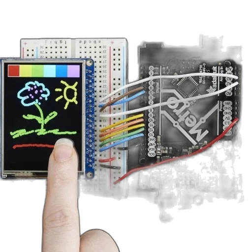 robot, person, using, microcontroller transparent PNG cut-out