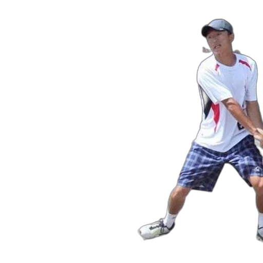 photorealistic, tennis, player, white transparent PNG cut-out