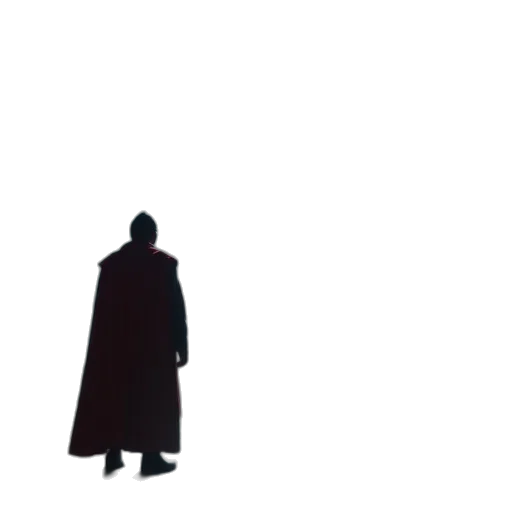 jacket, staff, creature, weapon transparent PNG cut-out