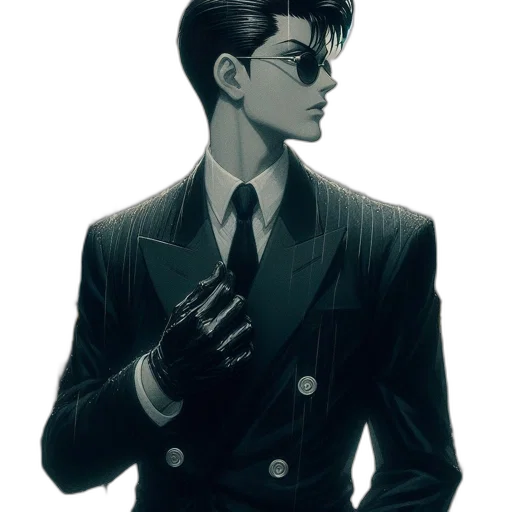 jacket, staff, face, mask transparent PNG cut-out