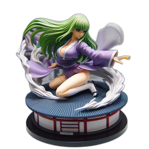 3d render, intricately, detailed, figurine transparent PNG cut-out