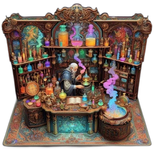 furniture, jewelry, fantasy art, concept art transparent PNG cut-out