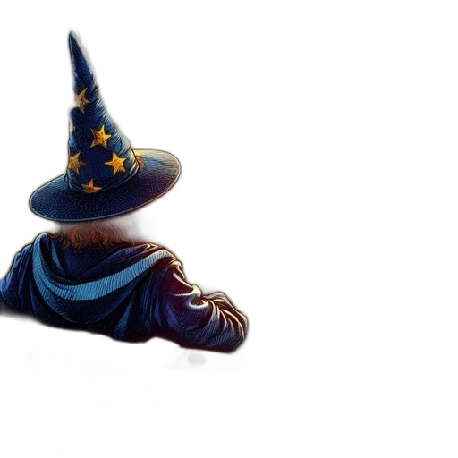 hat, staff, crown, mask transparent PNG cut-out