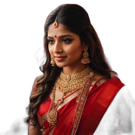 jewelry, face, photorealistic, oil painting transparent PNG cut-out