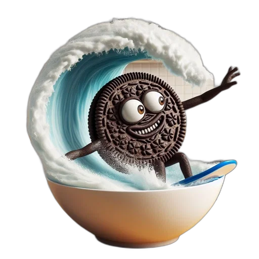 food, creature, 3d render, photorealistic transparent PNG cut-out