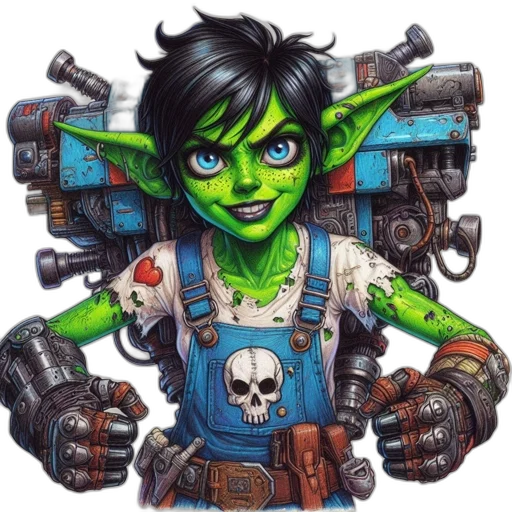 weapon, staff, face, fantasy art transparent PNG cut-out