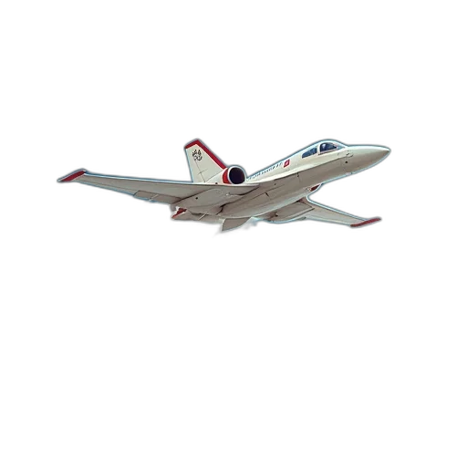 3d render, photorealistic, jet, vapor transparent PNG cut-out