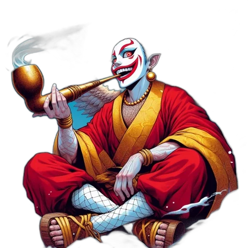 mask, staff, concept art, fantasy art transparent PNG cut-out