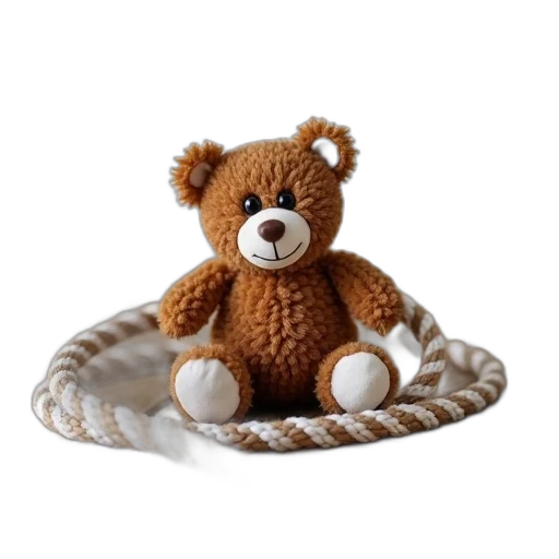 3d render, brown, teddy, bear transparent PNG cut-out