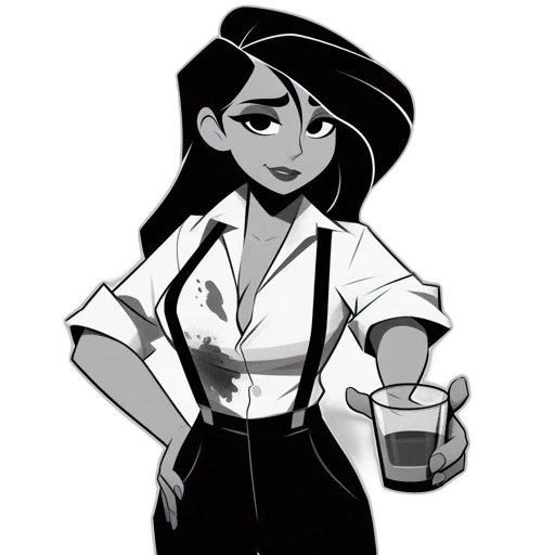 staff, dress, jacket, cartoon transparent PNG cut-out