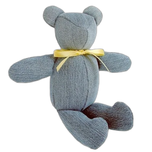 blue, teddy, bear, yellow transparent PNG cut-out