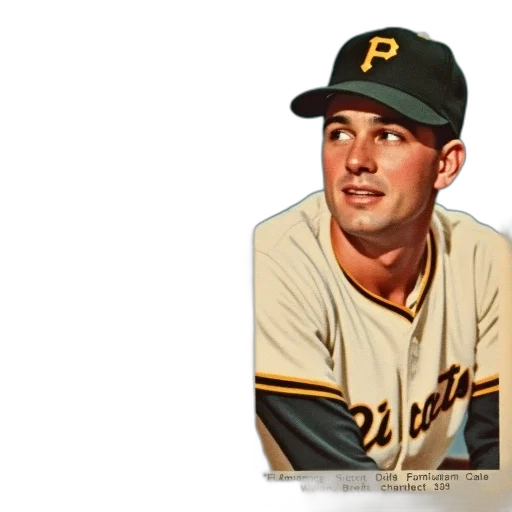 photorealistic, vintage-style, baseball, card transparent PNG cut-out