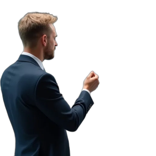 staff, jacket, face, robot transparent PNG cut-out