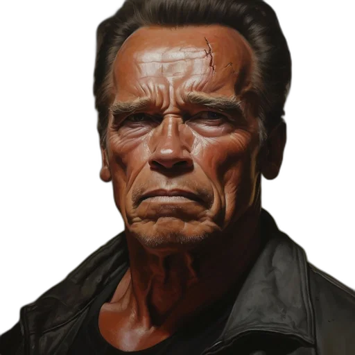 face, jacket, mask, photorealistic transparent PNG cut-out
