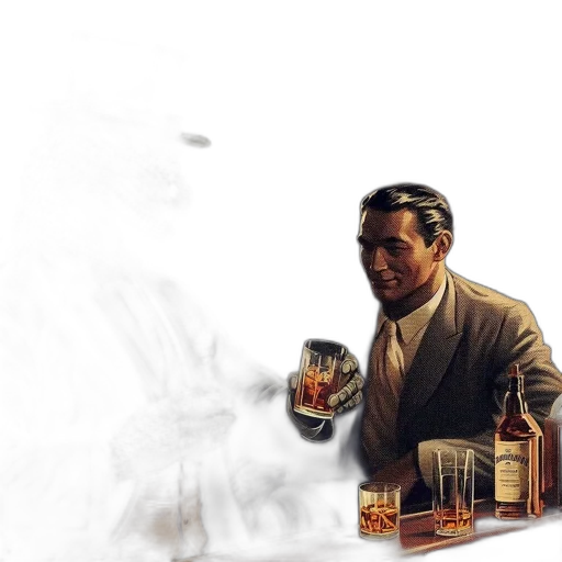 bottle, face, jacket, concept art transparent PNG cut-out