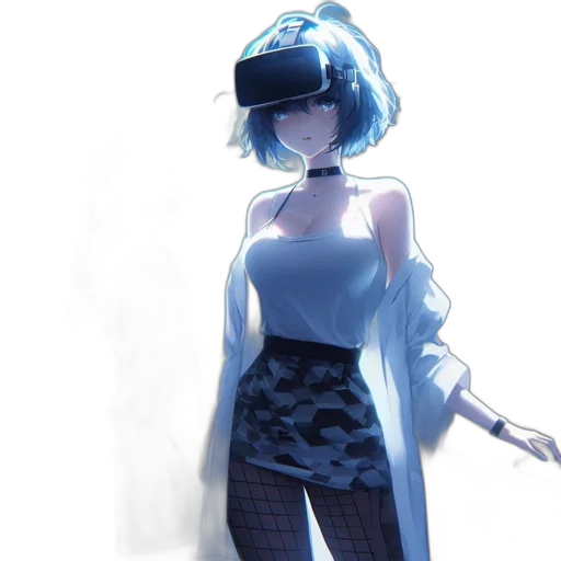 robot, dress, staff, hat transparent PNG cut-out